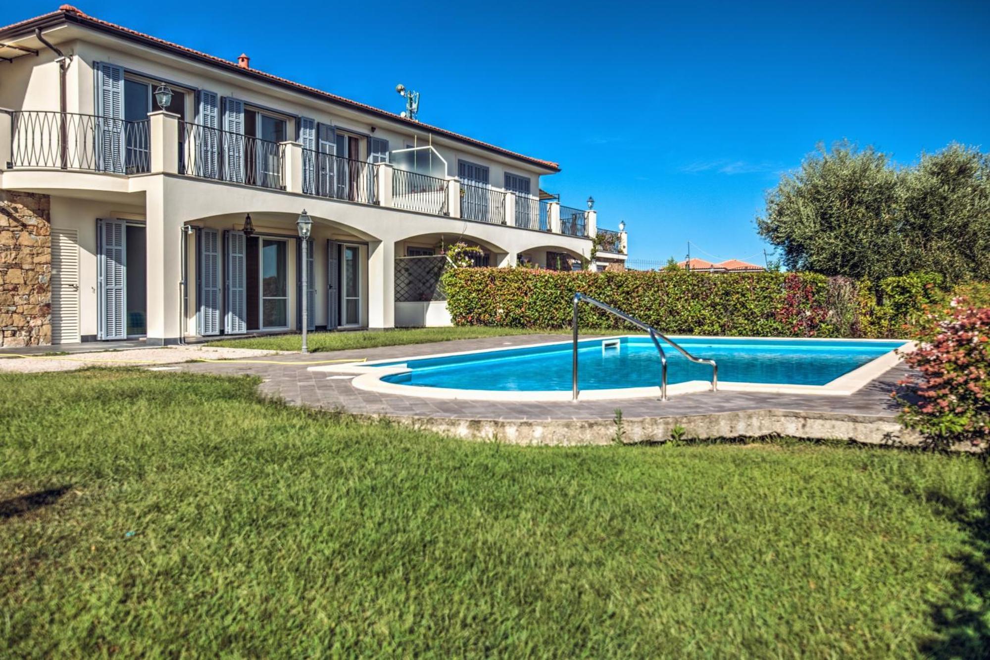 Villa Lucia Riviera Dei Fiori Pool - Happy Rentals Sanremo Ngoại thất bức ảnh